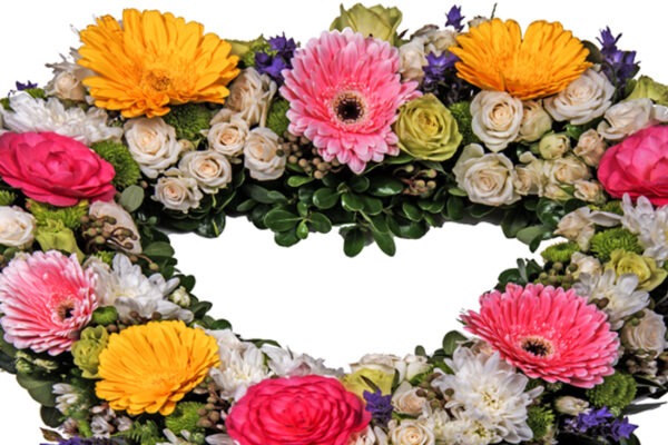 Sympathy Heart Wreath Auckland - Image 3